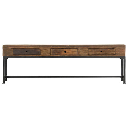 Meuble Tv 150 X 30 X 46 Cm Bois De Récupération Massif