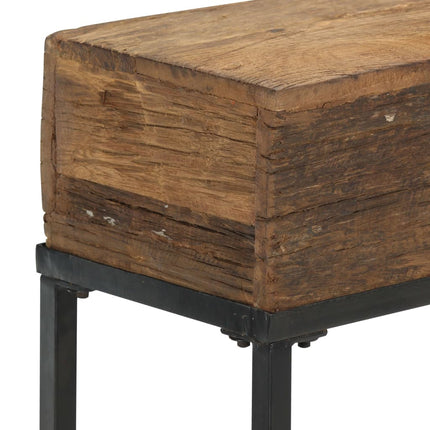 Table Console Bois De Récupération Massif