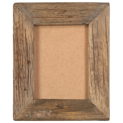 Cadres Photo 2 Pcs 23X28Cm Bois De Récupération Solide Et Verre