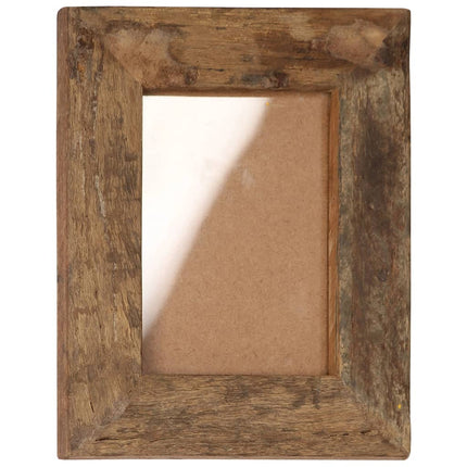Cadres Photo 2 Pcs 23X28Cm Bois De Récupération Solide Et Verre