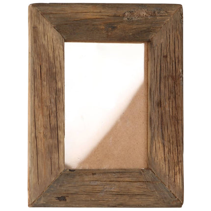 Cadres Photo 2 Pcs 23X28Cm Bois De Récupération Solide Et Verre