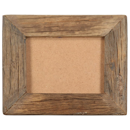 Cadres Photo 2 Pcs 23X28Cm Bois De Récupération Solide Et Verre