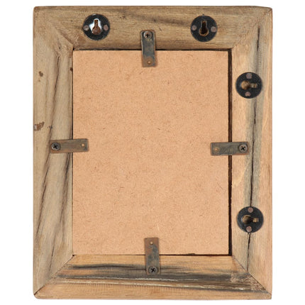Cadres Photo 2 Pcs 23X28Cm Bois De Récupération Solide Et Verre