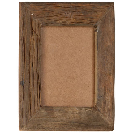 Cadres Photo 2 Pcs 23X28Cm Bois De Récupération Solide Et Verre