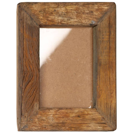 Cadres Photo 2 Pcs 23X28Cm Bois De Récupération Solide Et Verre