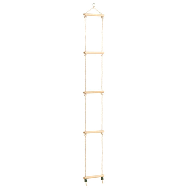 Échelle De Corde Pour Enfants Bois Massif Et Pe 30X168 Cm