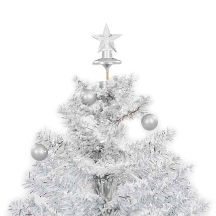Arbre De Noël Neigeux Avec Base De Parapluie 75 Cm Blanc
