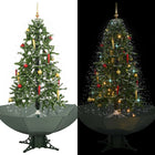 Arbre De Noël Neigeux Avec Base De Parapluie 170 Cm