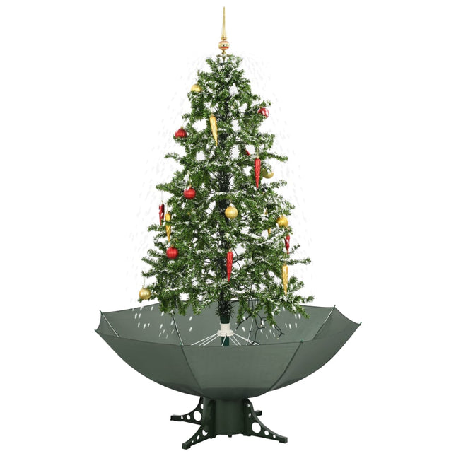 Arbre De Noël Neigeux Avec Base De Parapluie 170 Cm
