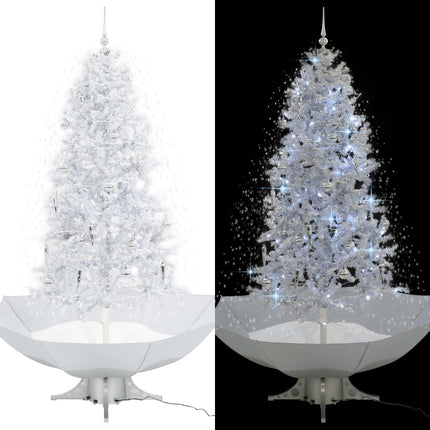 Arbre De Noël Neigeux Avec Base De Parapluie 190 Cm