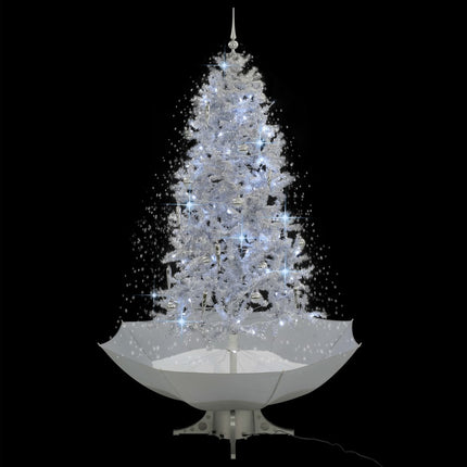 Arbre De Noël Neigeux Avec Base De Parapluie 190 Cm