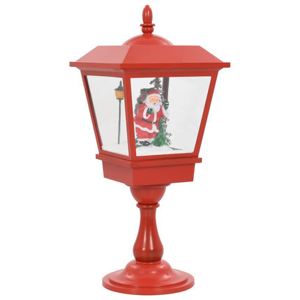 Lampe De Piédestal De Noël Avec Père Noël 64 Cm Led Blanc