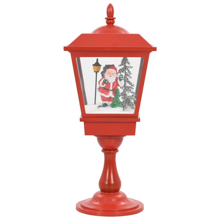 Lampe De Piédestal De Noël Avec Père Noël 64 Cm Led Blanc
