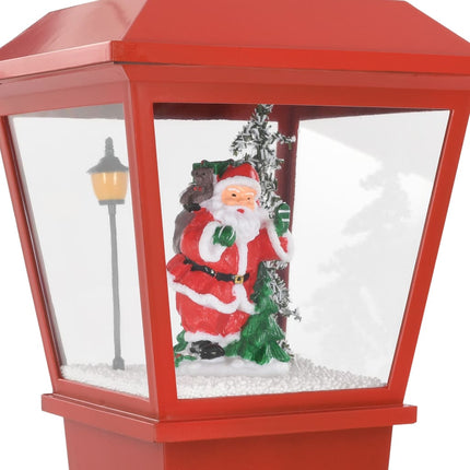 Lampe De Piédestal De Noël Avec Père Noël 64 Cm Led Blanc