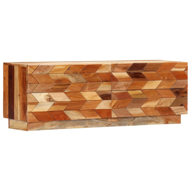Meuble Tv 120 X 30 X 40 Cm Bois De Récupération Massif