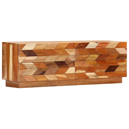Meuble Tv 120 X 30 X 40 Cm Bois De Récupération Massif