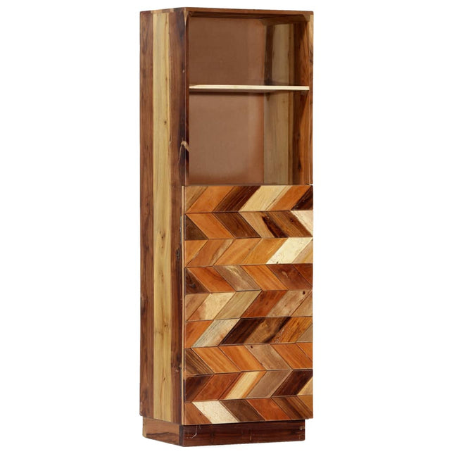 Buffet 40 X 32 X 122 Cm Bois De Récupération Massif