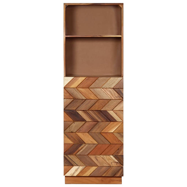 Buffet 40 X 32 X 122 Cm Bois De Récupération Massif