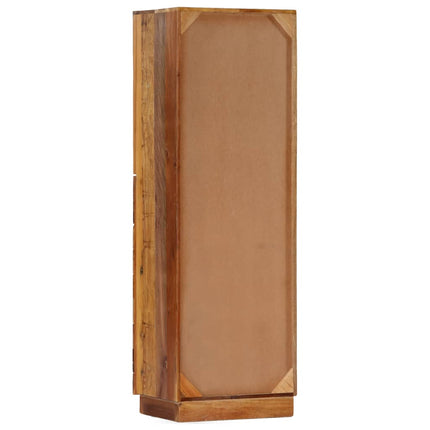 Buffet 40 X 32 X 122 Cm Bois De Récupération Massif