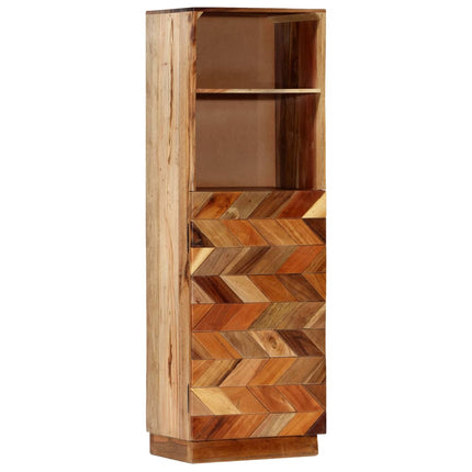 Buffet 40 X 32 X 122 Cm Bois De Récupération Massif