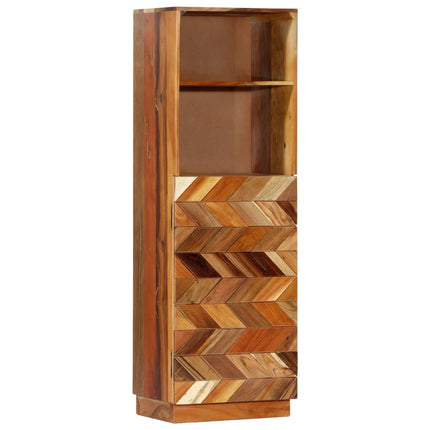Buffet 40 X 32 X 122 Cm Bois De Récupération Massif
