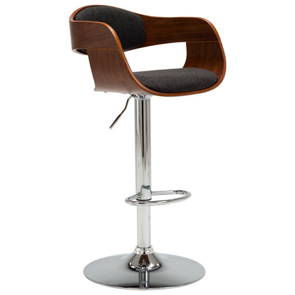 Tabouret De Bar Bois Courbé Et Similicuir
