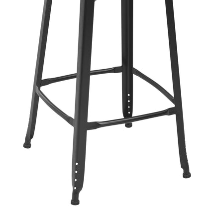 Mobilier De Bar 3 Pcs Acier Noir