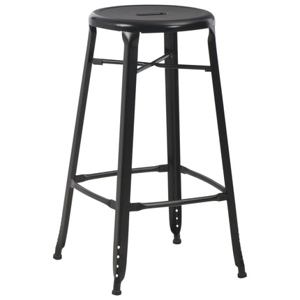 Mobilier De Bar 3 Pcs Acier Noir