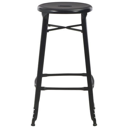 Mobilier De Bar 3 Pcs Acier Noir