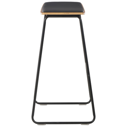 Mobilier De Bar 3 Pcs Acier Noir