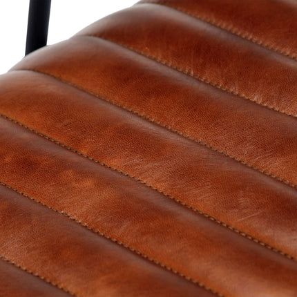 Chaise À Bascule Cuir Véritable