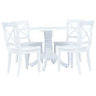 Ensemble De Salle À Manger 5 Pcs Bois D'hévéa