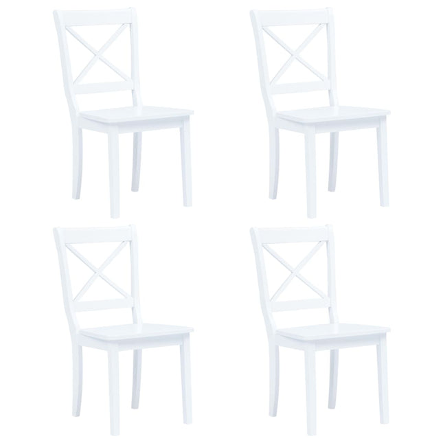 Ensemble De Salle À Manger 5 Pcs Bois D'hévéa