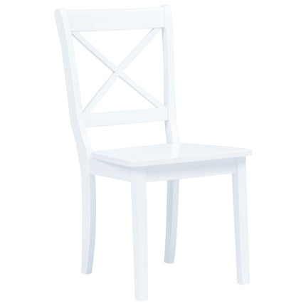 Ensemble De Salle À Manger 5 Pcs Bois D'hévéa
