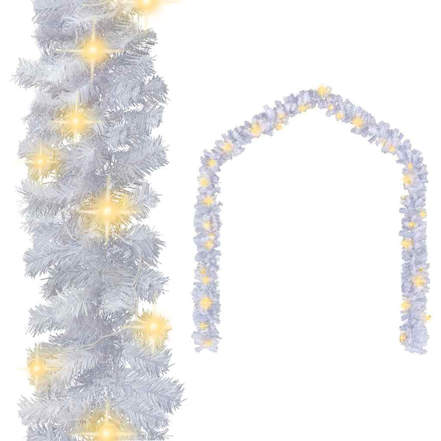 Guirlande De Noël Avec Lumières Led Blanc