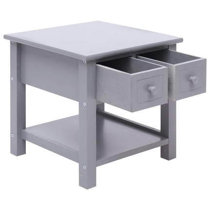 Table D'appoint 40X40X40 Cm Bois De Paulownia