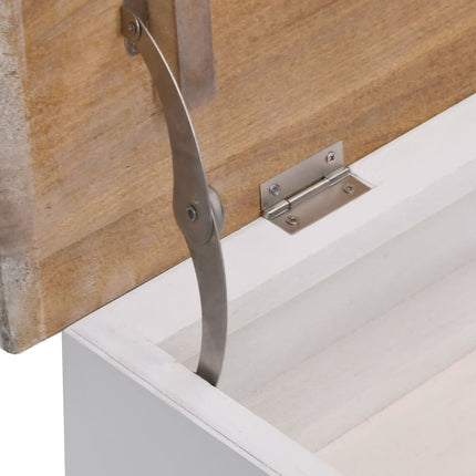 Banc D'entrée 70 X 35 X 45 Cm Bois De Paulownia
