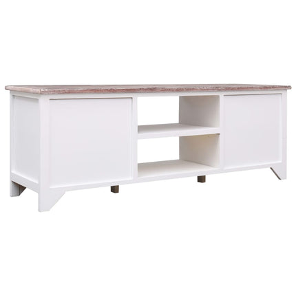 Meuble Tv 115X30X40 Cm Bois De Paulownia