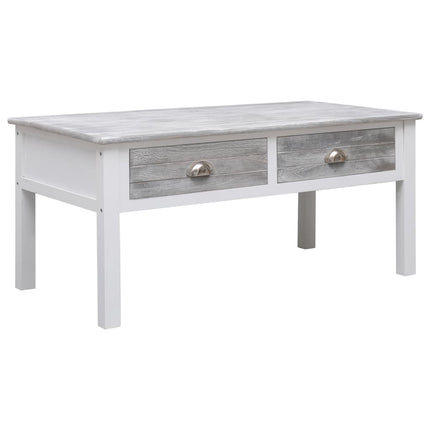 Table Basse Gris 100 X 50 X 45 Cm Bois