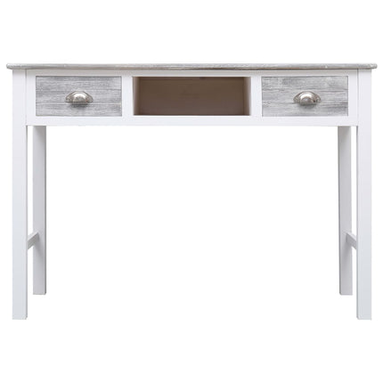 Bureau Gris 110X45X76 Cm Bois