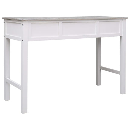 Bureau Gris 110X45X76 Cm Bois
