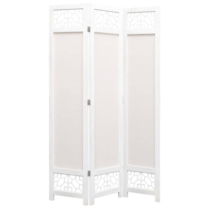 Cloison De Séparation 4 Panneaux 140X165 Cm Tissu