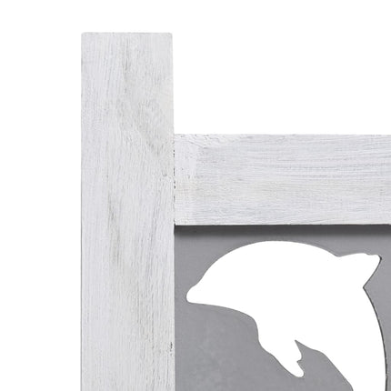 Cloison De Séparation 4 Panneaux 140X165 Cm Bois Solide