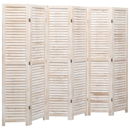Cloison De Séparation 3 Panneaux Blanc 105X165 Cm Bois