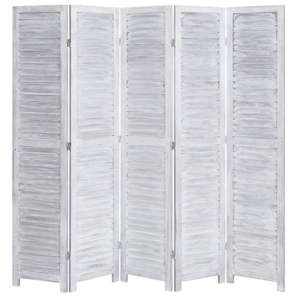 Cloison De Séparation 3 Panneaux Blanc 105X165 Cm Bois