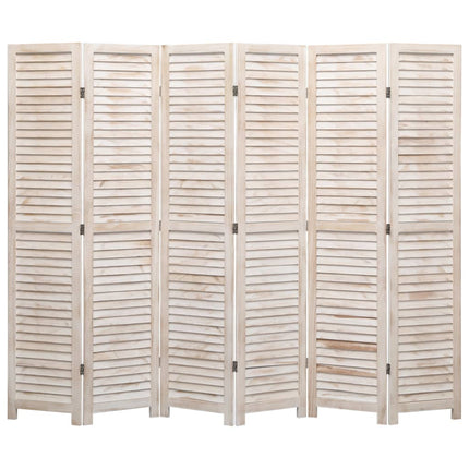 Cloison De Séparation 3 Panneaux Blanc 105X165 Cm Bois