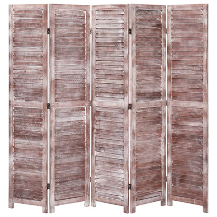 Cloison De Séparation 3 Panneaux Blanc 105X165 Cm Bois