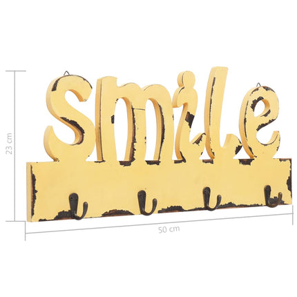 Porte-Manteau Mural Smile 50X23 Cm