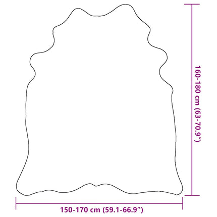 Tapis En Peau De Vache Véritable