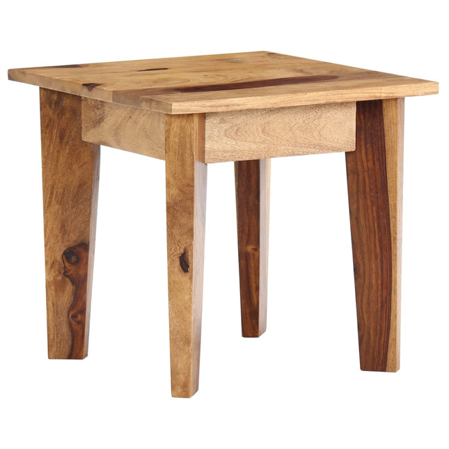 Table D'appoint 43X43X40 Cm Bois De Sesham Solide